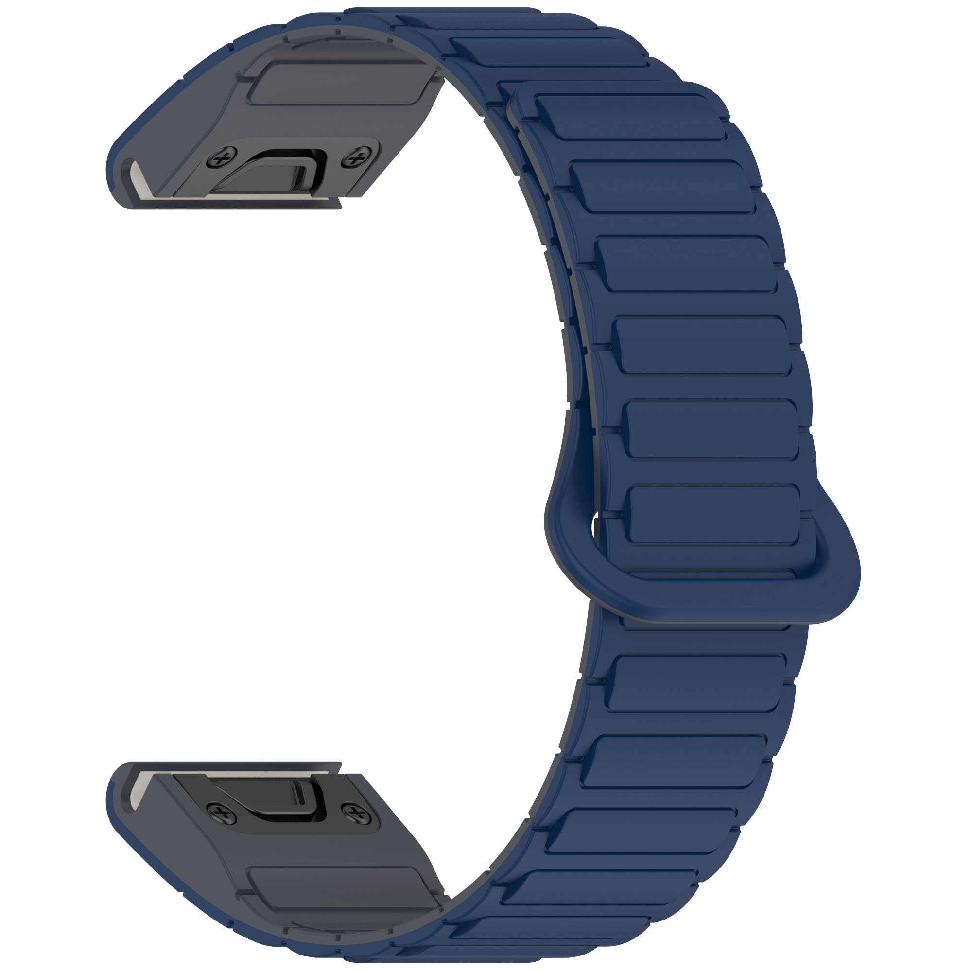 Brățară Magnetică din Silicon pentru Smartwatch - 20mm 22mm 26mm QuickFit - Compatibilă Garmin Fenix 8 7X 7 7S 5X 5S Plus 3HR: S / Ceață violetă 