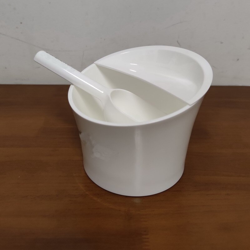 Wihte Plastic Emmers Ijs &amp; Tang Ijs Emmer Welke Scoop