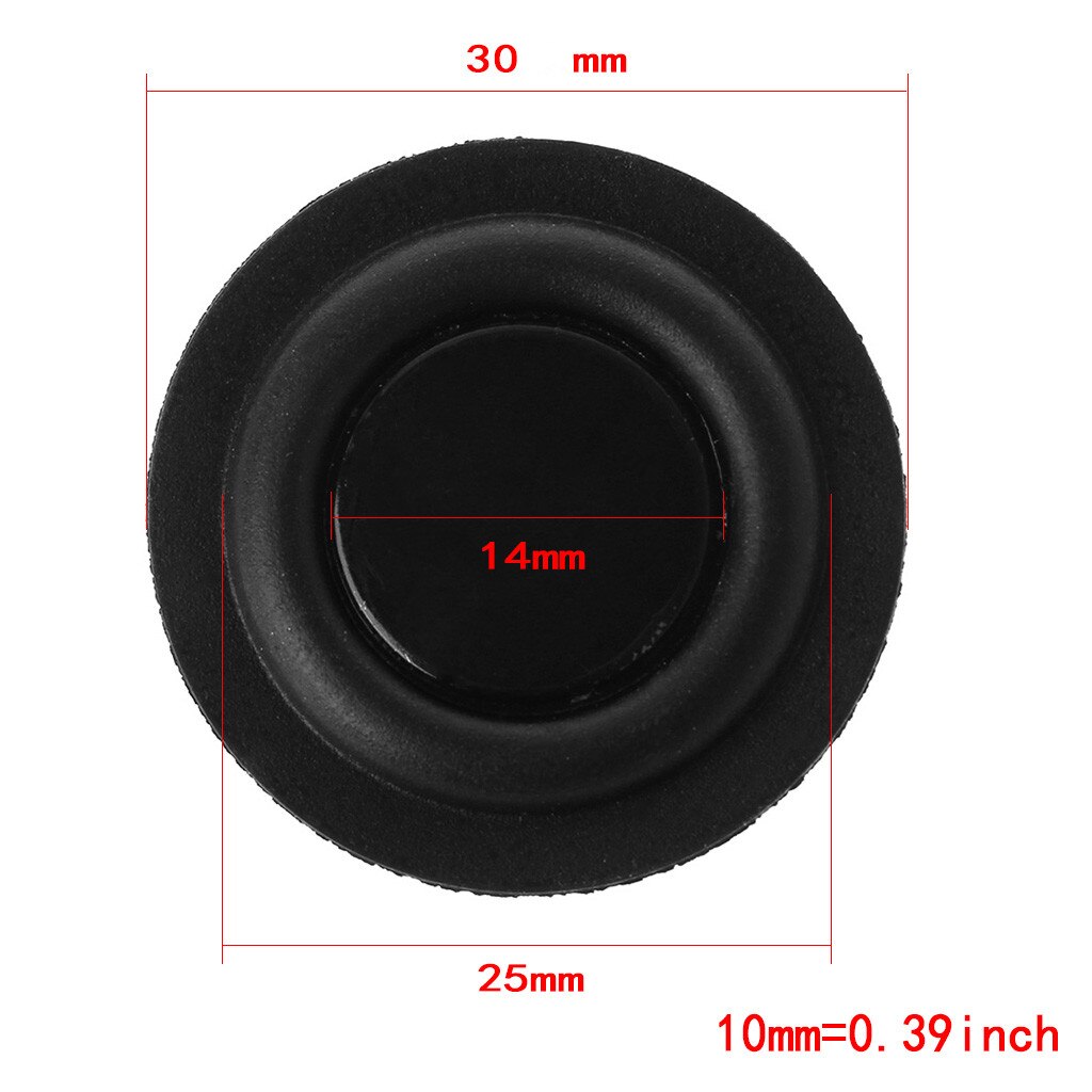 passiv Kühler Subwoofer Lautsprecher Vibration Membran Bass Gummi Tieftöner 40mm/30mm/45mm/50mm/62mm/52mm/70mm/66mm: 30mm