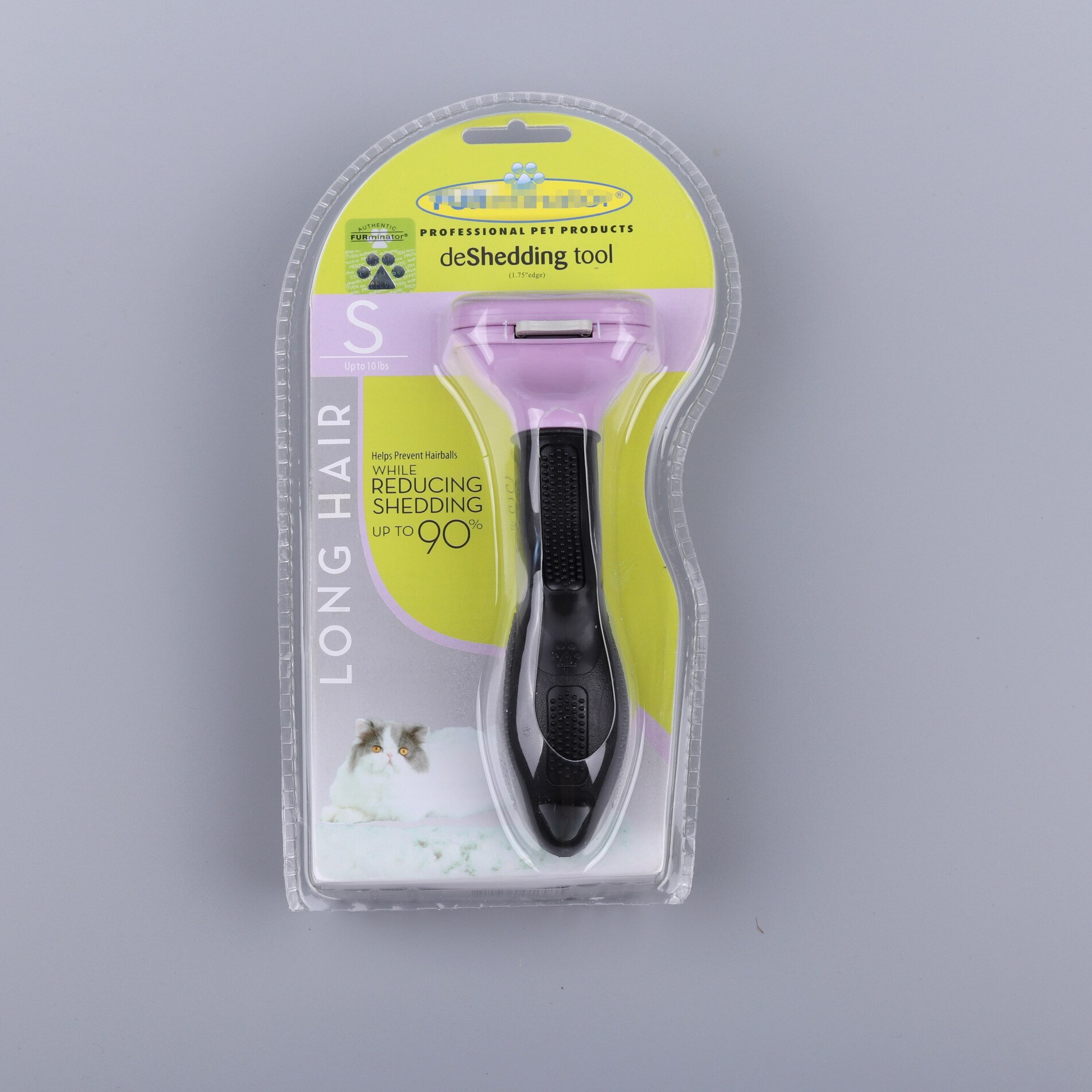 Pet Dog Hair Animal Grooming Clippers pet hair removal comb Cutter Suitable For Big and Small Cats: 1.75-inch cat purple