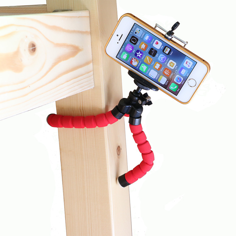 Mini Flexible Schwamm Octopus Stativ für iPhone Samsung Xiaomi Huawei Handy Smartphone Stativ für Gopro 8 7 5 Kamera