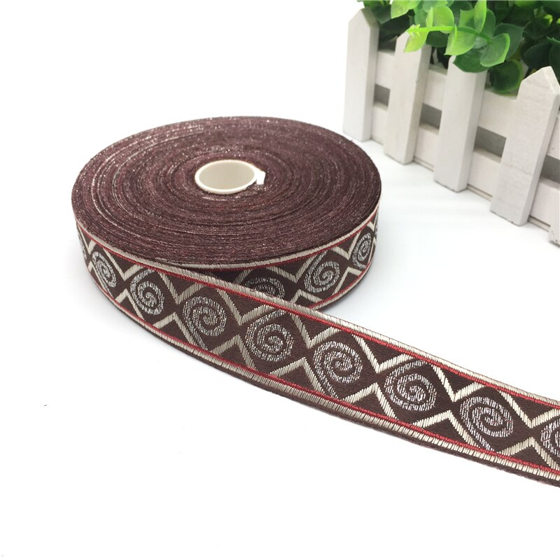 3 yards 30mm Etnische Geborduurde Jacquard Linten Trim DIY Voor Kleding Naaien Hoofddeksels Handwerk Decoratie: 06