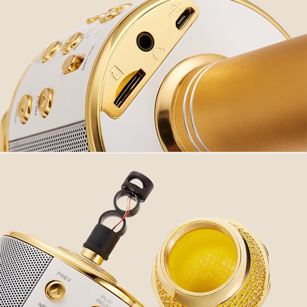 wireless microphone condenser karaoke mic bluetooth stand radio mikrofon studio recording studio