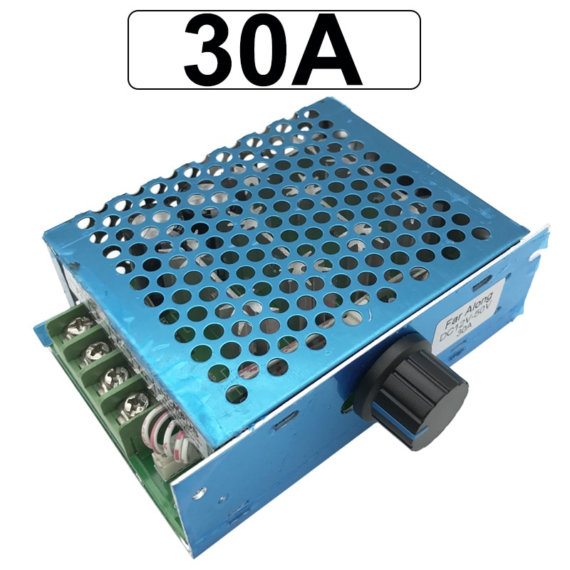 12V 24V 36V PWM DC Motor Speed Controller 30A 12V-50V With Speed Control Switch Use For DC Brushed Motor