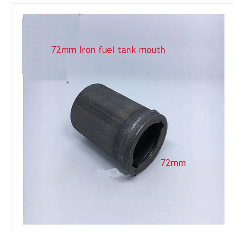 Car Fuel Tank Fuel Port Aluminum Mouth Tsui Iron Fuel Tank Neck Stainless Steel Tank Port Cover Truck Semi-Mounte: Dark Grey
