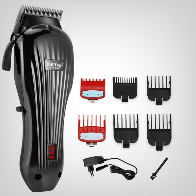 Tondeuse à cheveux électrique réglable et rechargeable pour homme, outil de coiffeur pour couper les cheveux