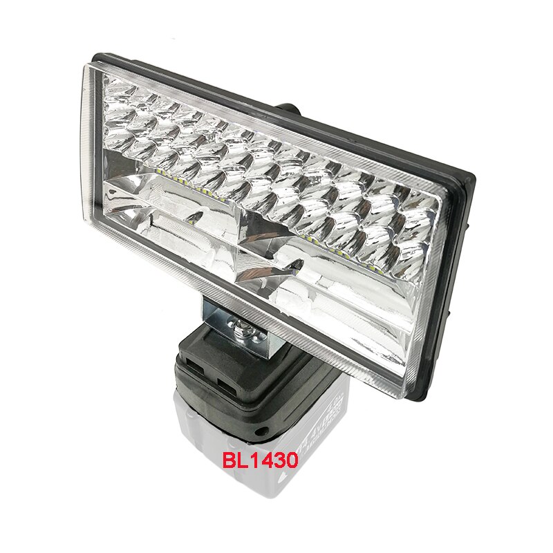 Światła robocze LED latarka latarka elektryczna reflektor lampa samochodowa dla Makita 18V akumulator litowo-jonowy akumulator BL1815 BL1830 USB Power Bank