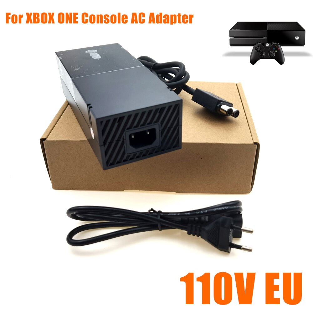 AC Adapter for XBOX ONE Host Power Adapter In 100-240V Charge Charging Power Supply Cord Cable Gaming Machine Power Supply: 110V EUR Plug