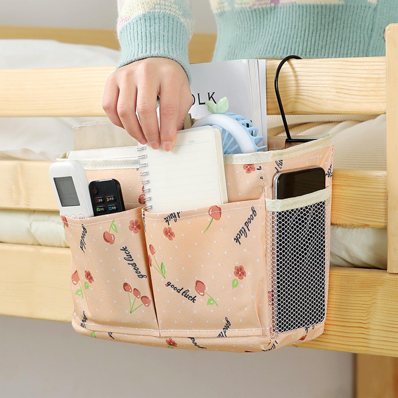 Sac de rangement à poche de chevet, lit superposé, organisateur de rangement, boîte à mouchoirs pour bébé, sac d&#39;articles divers, sac à pochette pour lunettes mobiles, rangement de livres
