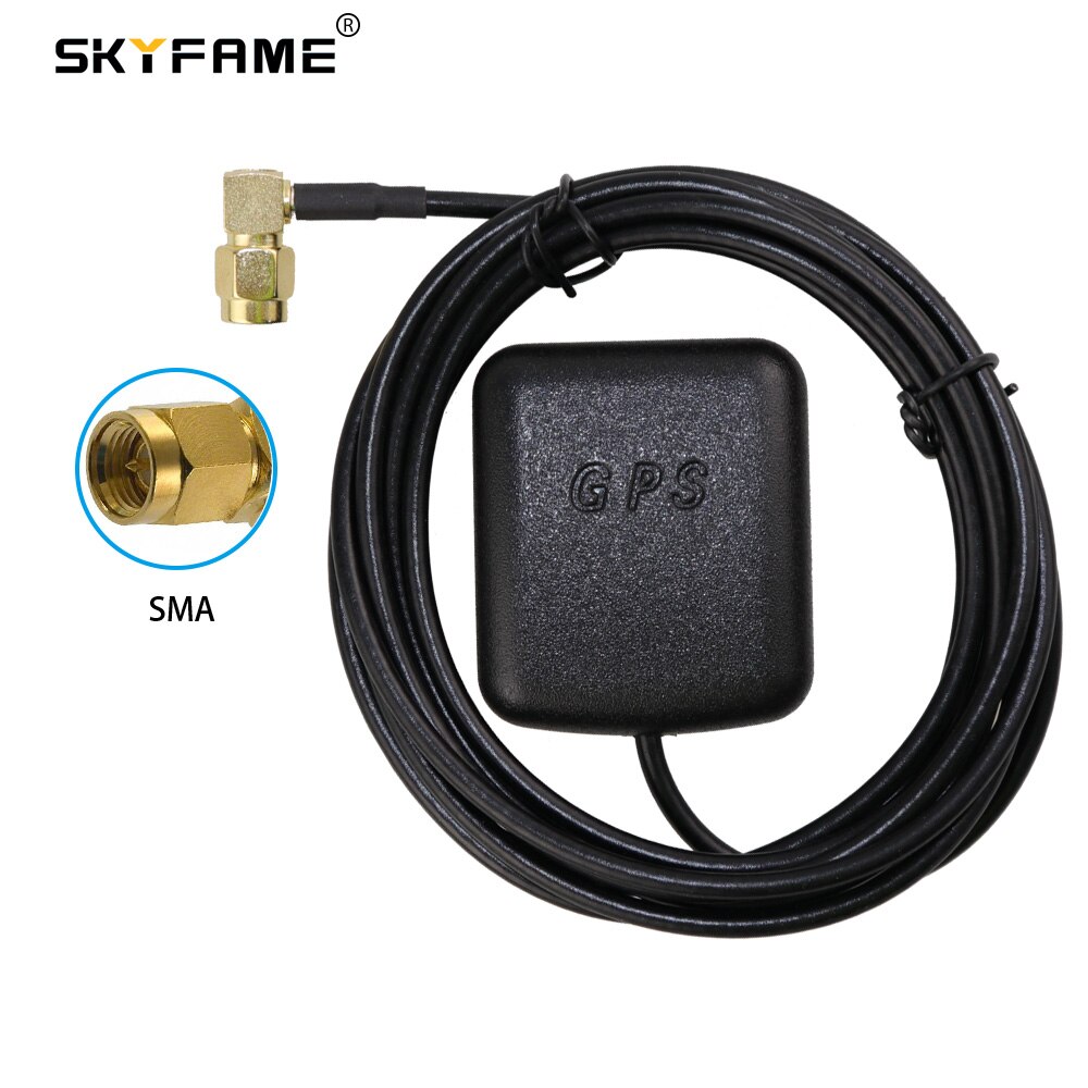 Car GPS Antenna for Car Dash DVD player Head Unit Stereos and Android navigation SMA interface