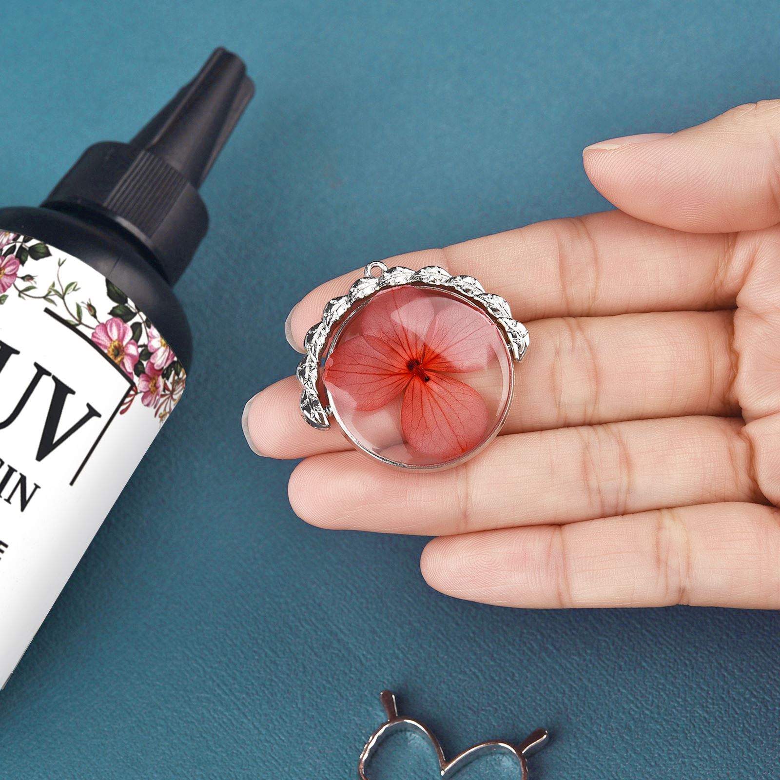 20g/50g/100g UV-Epoxidharz kleber DIY-Schmuck macht hoch transparente schnell trocknende UV-Lampe mit hoher Härte