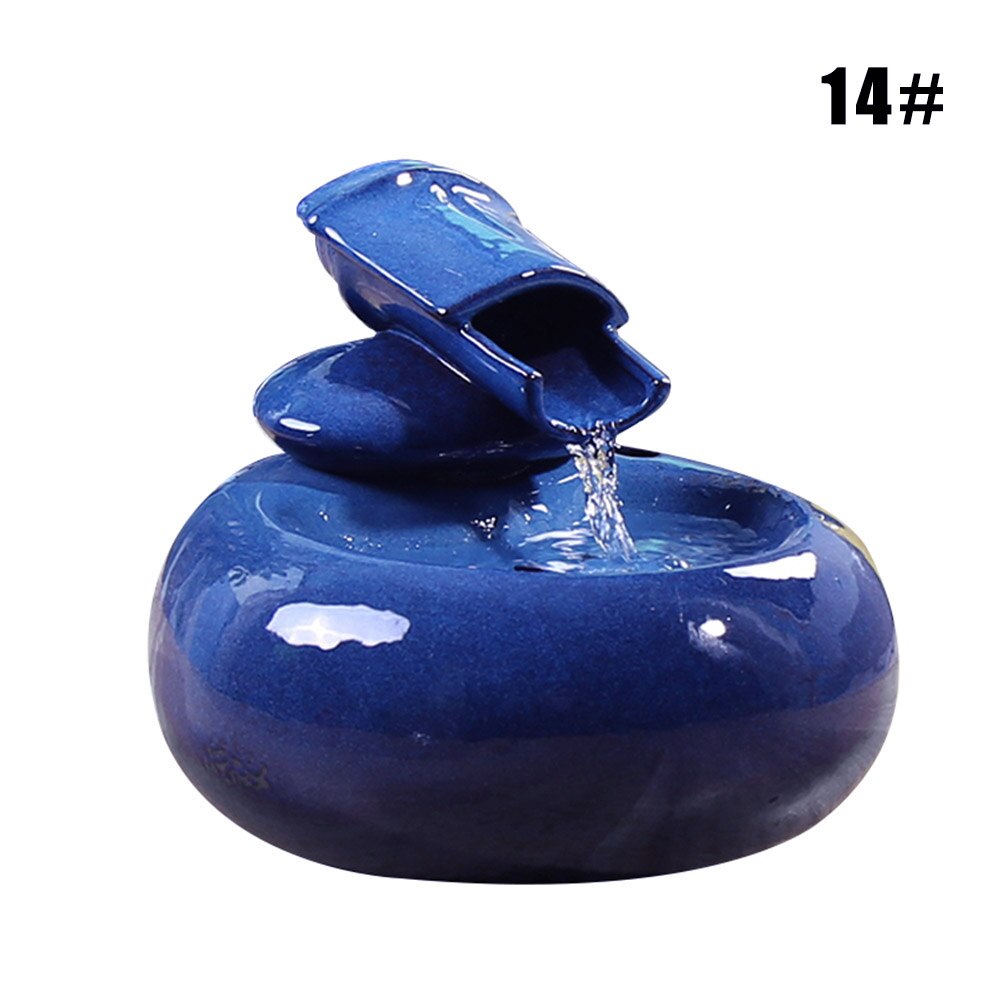 Newly Cat Ceramic Water Fountain Automatic Pet Drinking Fountain Quiet Electric Water Dispenser: 14