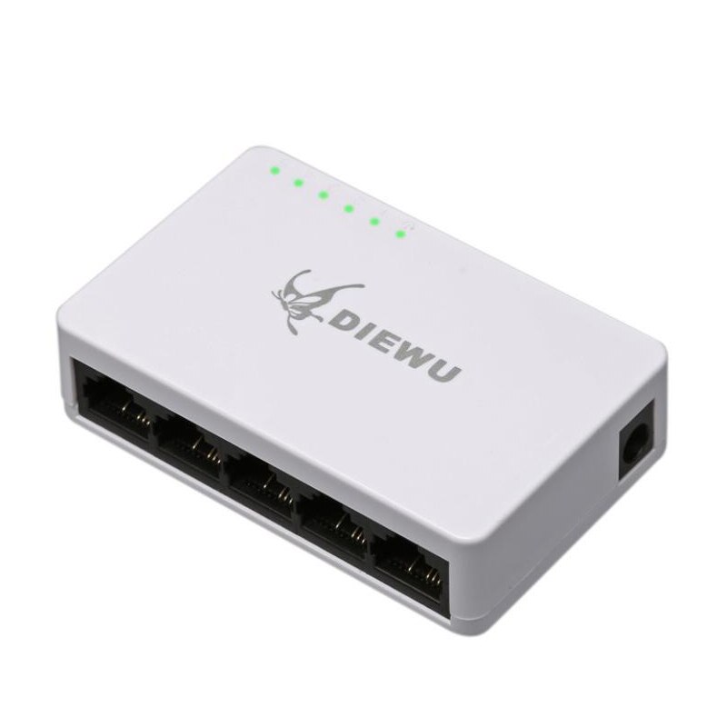mini 5-porta desktop interruttore ethernet Ethernet interruttore di Rete LAN centro centro interruttore ethernet 5 porta Completa o Mezza duplex di Scambio