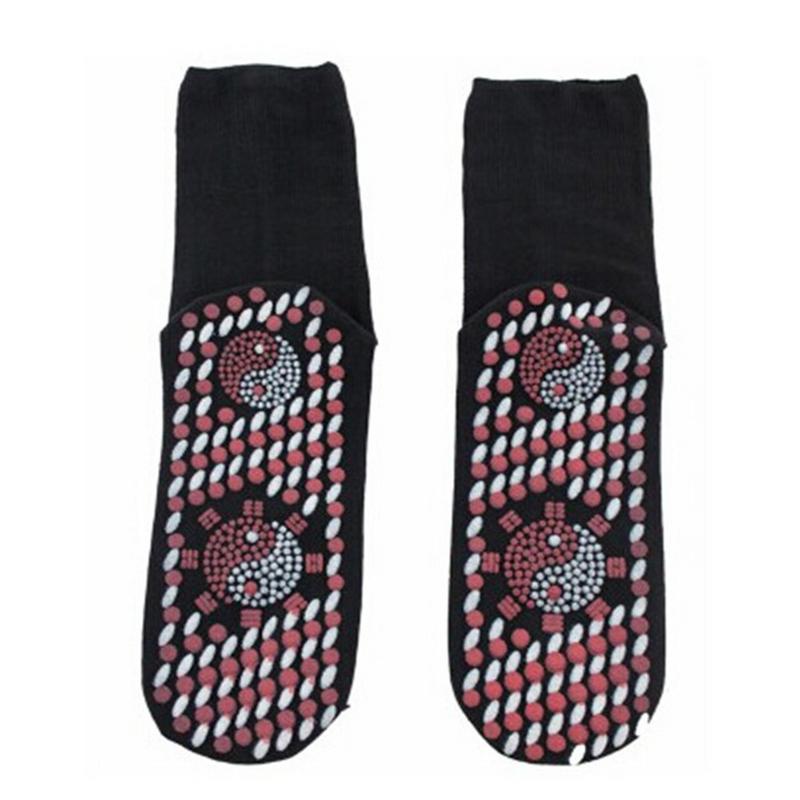 Sport Fitness Massage Socken Atmungsaktivem Turmalin Magnet Therapie Massager Selbst-Heizung Gesundheit Fußpflege Socken: 01