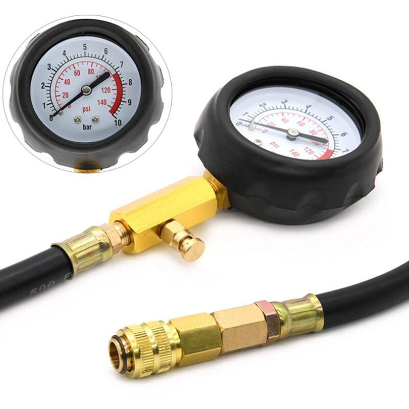 Oil Pressure Tester Kit, PSI Engine Oil Pressure Tester Gauge Tool Kit for Cars ATVs Trucks Use Oil Warning Devices