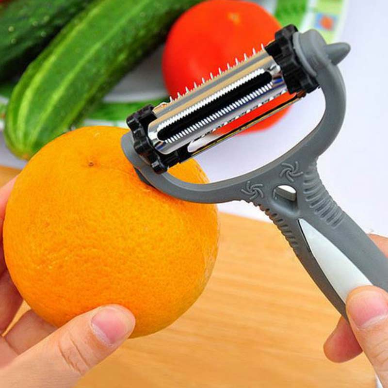 Multifunctionele 360 Graden Roterende Dunschiller Kool Rasp Aardappel Slicer Cutter Fruit Mes Keuken Gadget