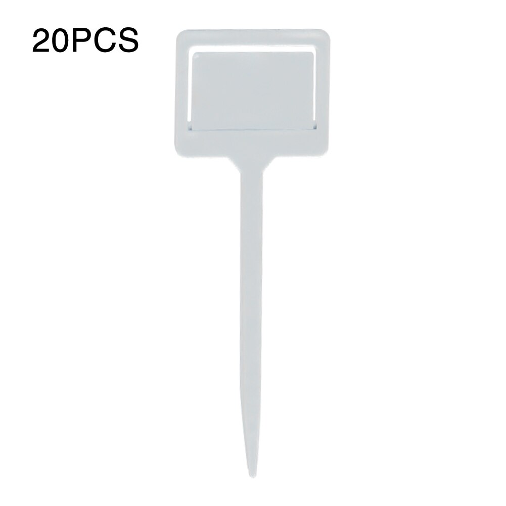 20 pièces étiquette fleur plante PP T Type bricolage jardin réutilisable pelouse pépinière étiquettes