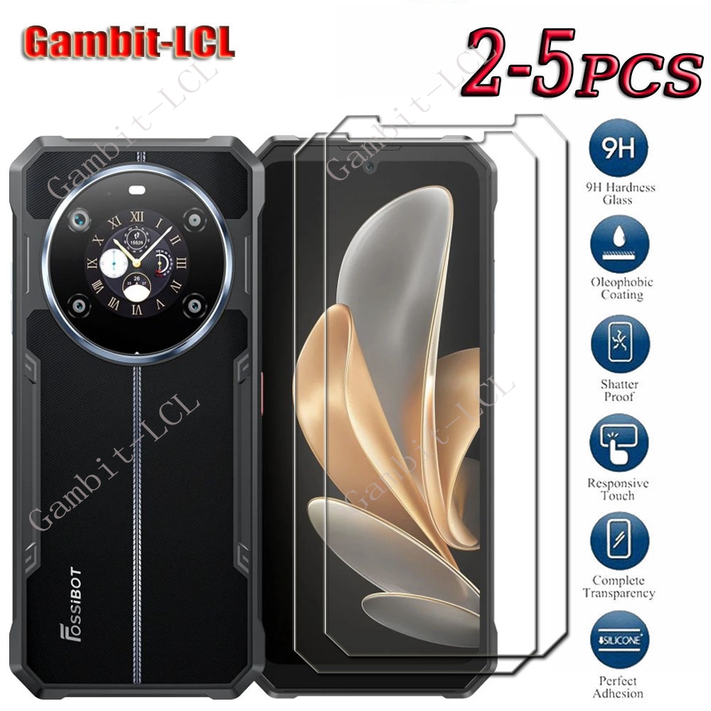 9h hd original härdat glas för fossibot  f109 6.75 " fossibotf 109 skärmskydd skyddsfilm