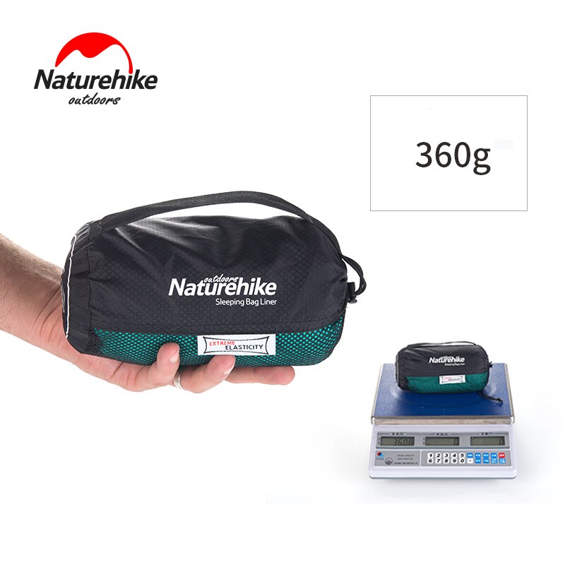Naturehike all&#39;aperto sacco a pelo per mummia ad alta elasticità campeggio sacco a pelo ultraleggero fodera lenzuolo portatile Hotel Anti sporco