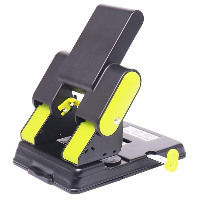 2-Hole Punch Heavy Duty Punch 6mm Holes 70mm- 80mm Adjustable Hole Distance 70 Sheet Capacity Easy to Press Down office supplies