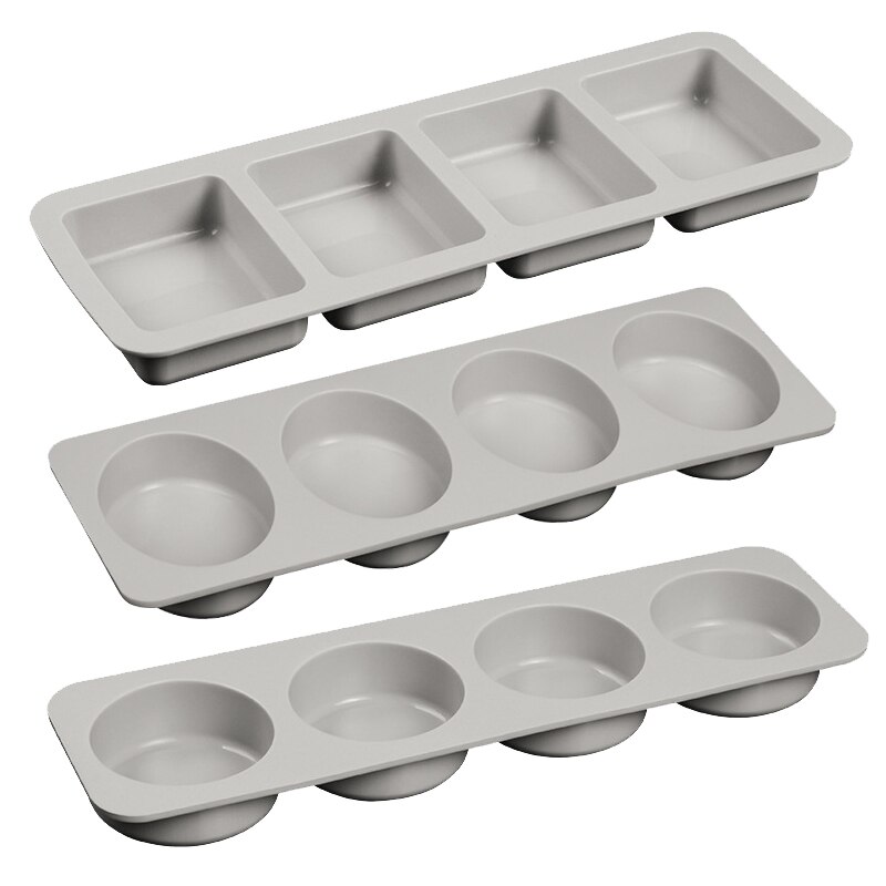 Praktische Diy Siliconen Zeep Mal Handgemaakte Zeep Maken Huishoudelijke Artikelen 3D Vormen Mal Ovale Ronde Fun Vierkante Zepen mallen