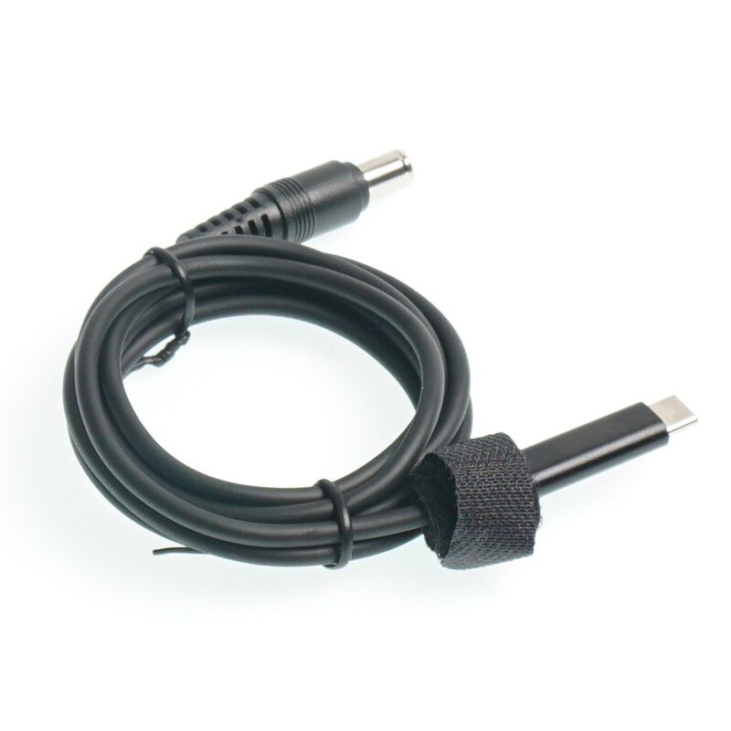 USB-C a Lenovo, 7,9x5,5mm x 0,9mm, Cable de carga redondo PD, cable de carga