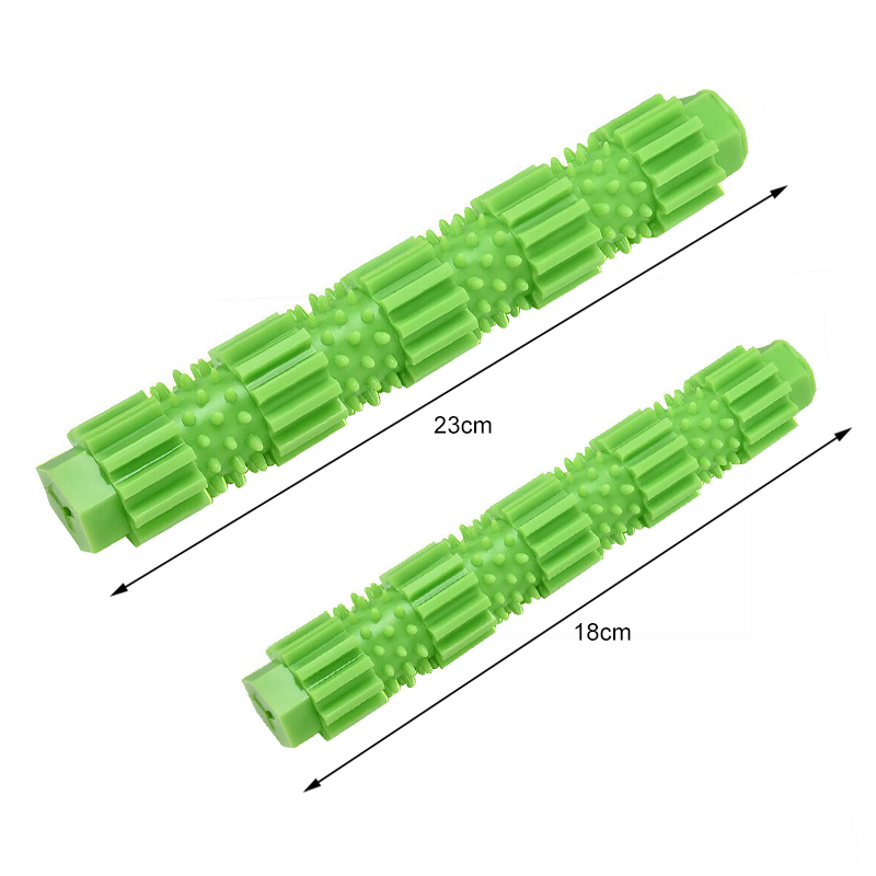 Juguetes para masticar perros de 2 tamaños duraderos palos molares de goma suave elasticidad no tóxica varilla para mascotas Cepillos para limpiar dientes palo suministros para mascotas
