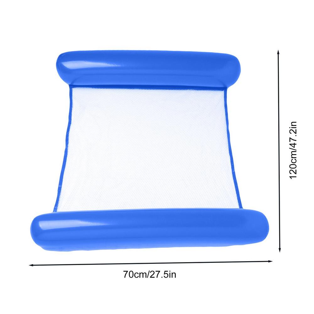 Water Hangmat Float Opblaasbare Strandstoelen Zwembad Speelgoed Opblazen Drijvende Zwembad Bed Zwemmen Matras Drijvende Hangmat: YELLOW
