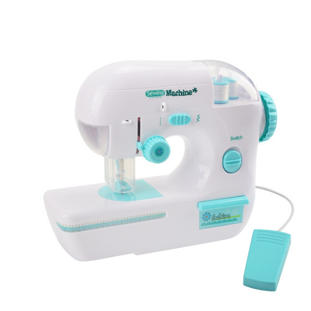 Puzzel Baby Vroege Educatief Speelgoed Elektrische Mini Naaimachine Kids Pretend Play Speelgoed Voor Leren Kleding: B