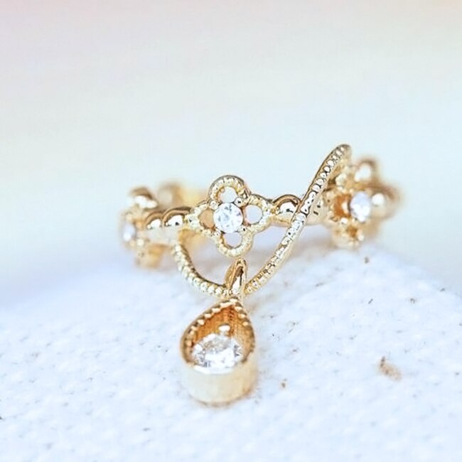 Earclip Ear Bone Folder Ear Cuff Wrap Rhinestone Cartilage Clip On Earring B99