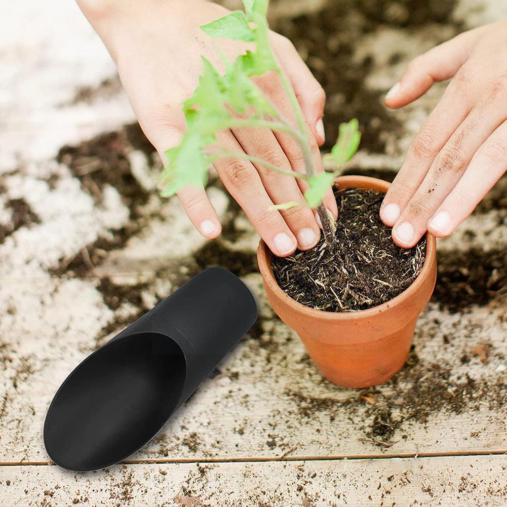 1Pc Soil Plastic Spade Shovel Cup Succulent DIY Bonsai Tool Helper Garden Plant Q9P9