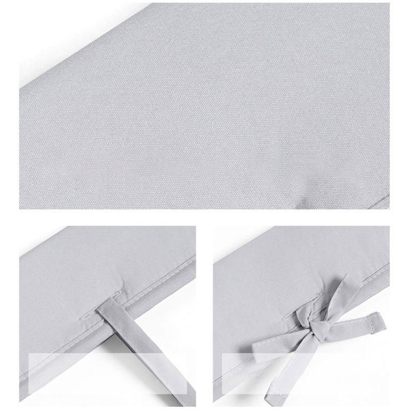 3 Pcs/Set Baby Crib Rail Cover Protector Chewing Breathable Teething Guard Wrap 23GD