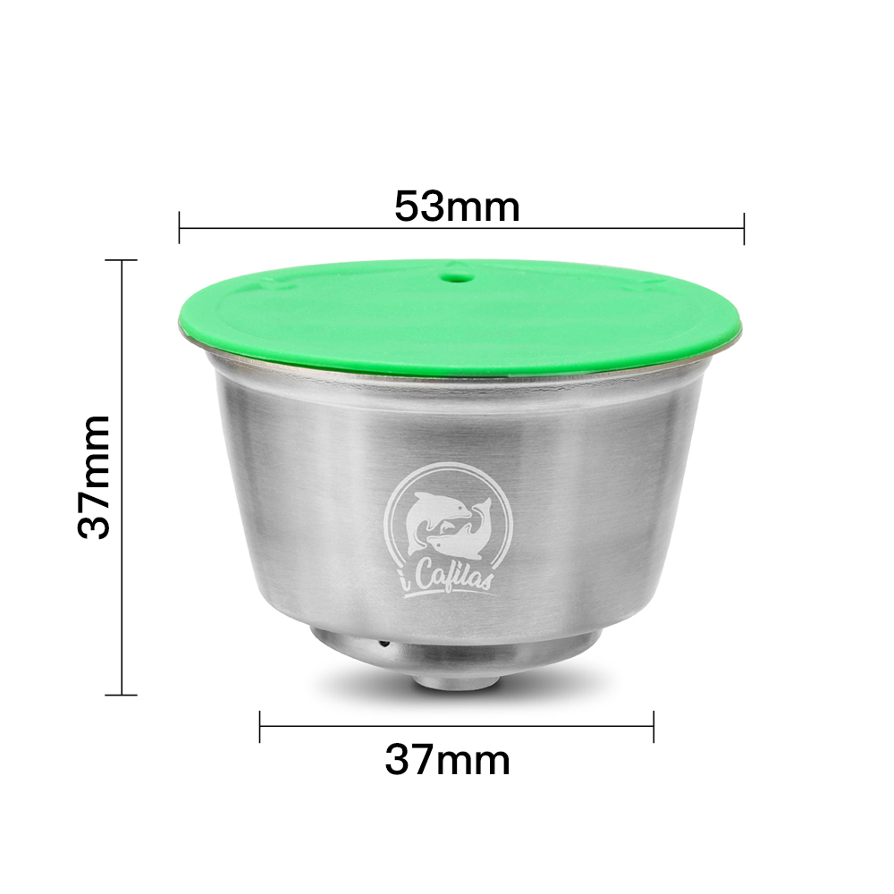 in ACCIAIO INOX in Metallo Riutilizzabile Dolce gusto Capsula & 3rd Plasti ForNescafe Macchina per il Caffè Riutilizzabile Dolci Filtro Gocciolatore Manomissione