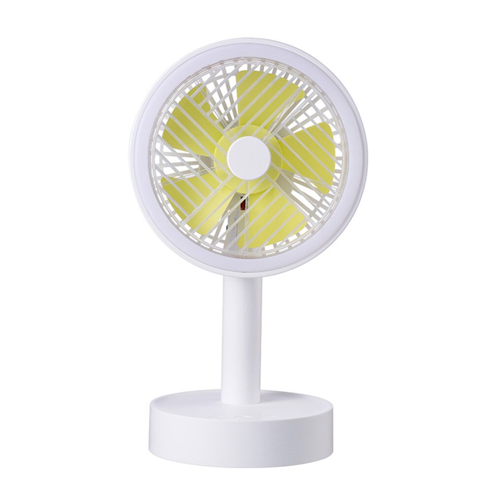 Portable Mini USB Fan Desk LED Electric Desktop Computer Table Fan Home Office Electric Fans Mini Ventilator for Office 1pc Fan: Without Clip