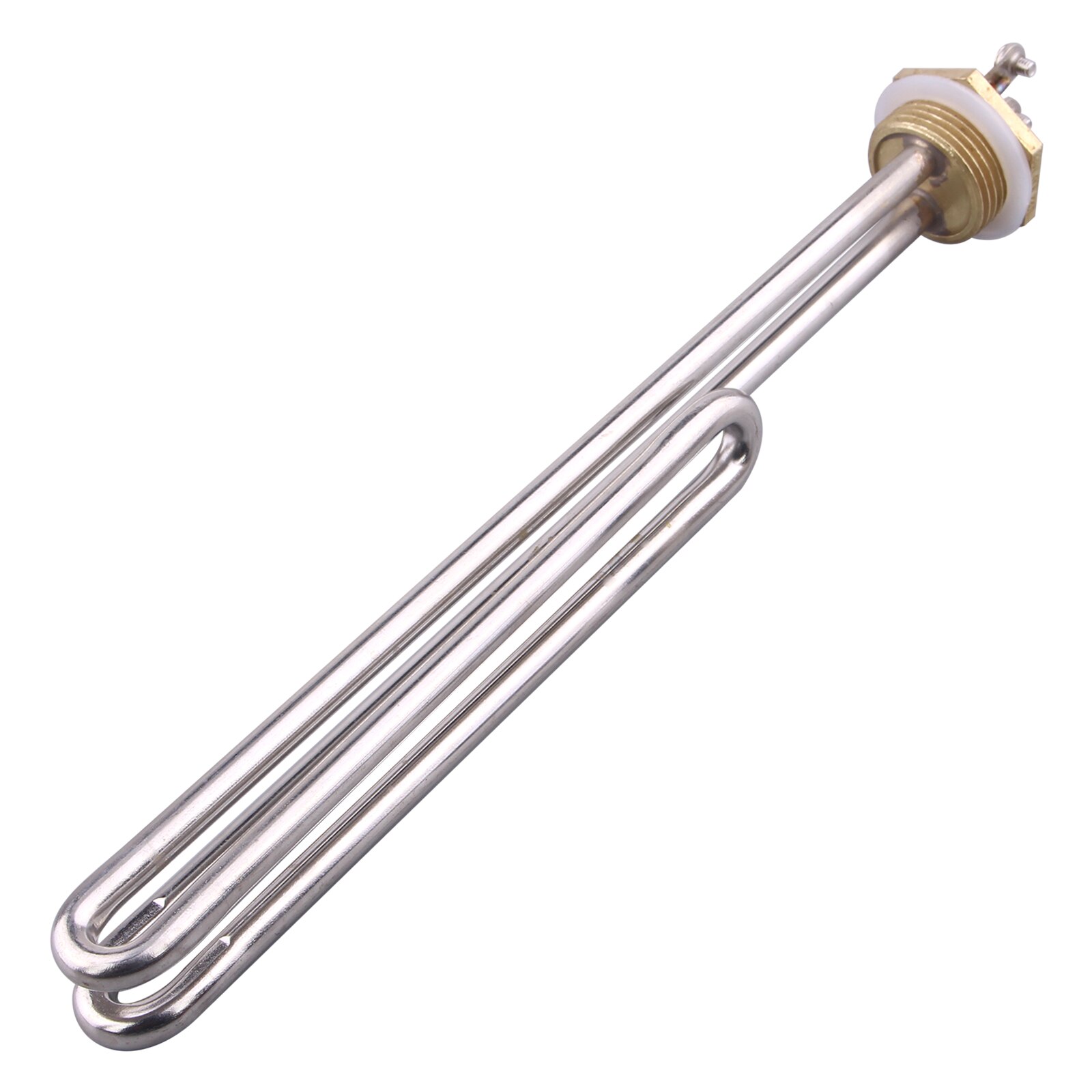 DERNORD Water Heater 220V 2kw 3kw 4kw 5kw Brass Flange 1&quot;BSP / DN25 / 32mm Electrical Fold Back Heater Element Heating Element