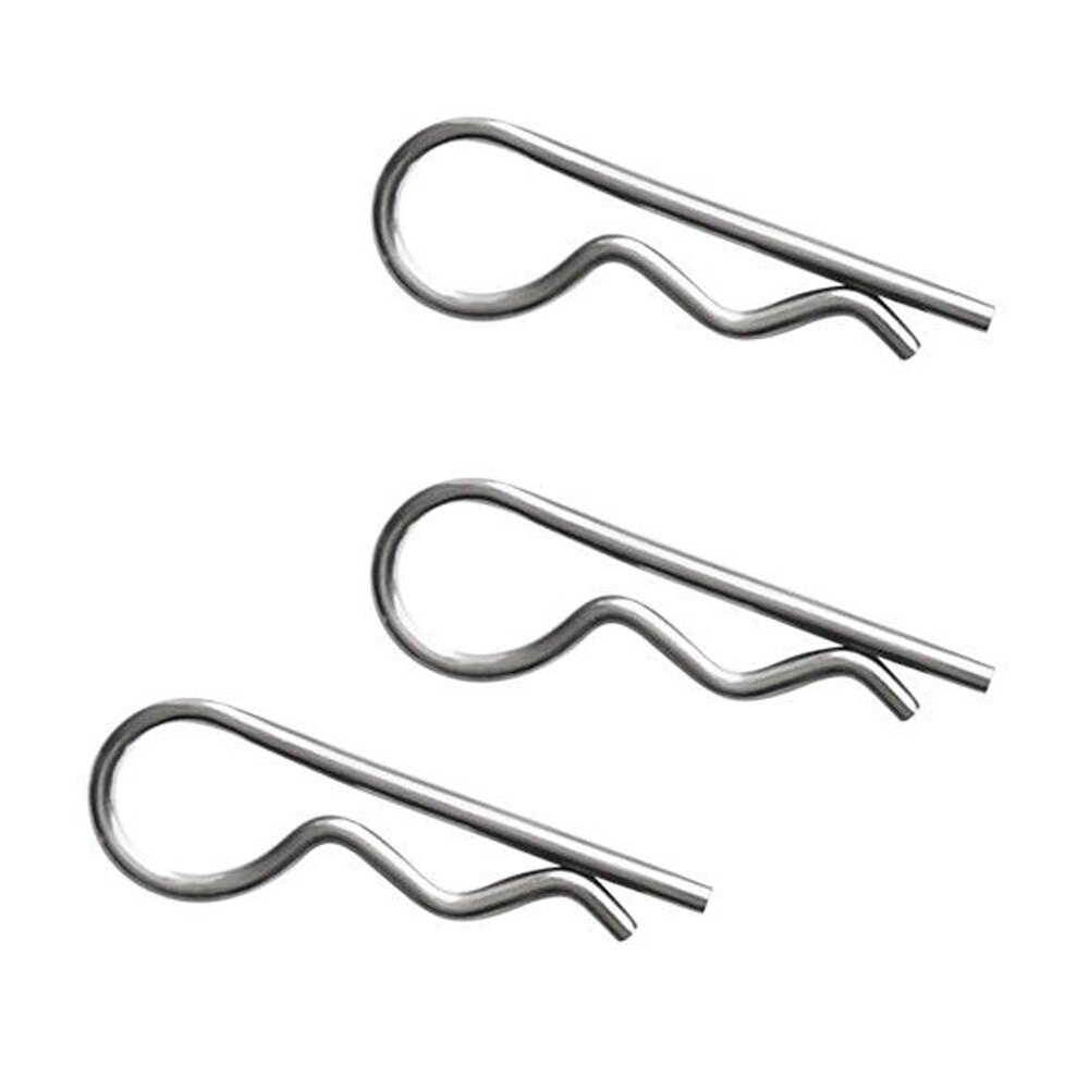 10pcs Spring Splitters Set Stainless Steel Opened Clip Wave Axle Split Spring Pin Securing R Clamps Mayitr
