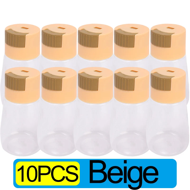 Kvantitativ push-type krydderiraker pressetype saltdispenser krydderidispenser forseglet køkkenkrydderiboks krydderiflaske: Burgunder