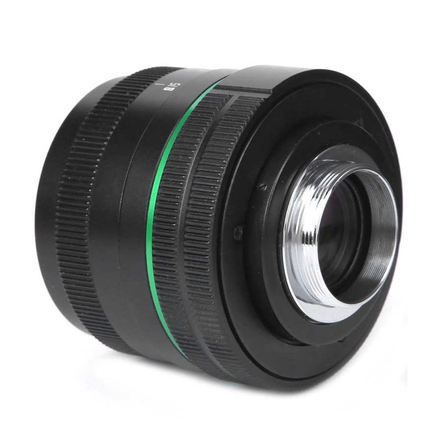 Câmera foucsing lente 35mm f1.6 c montagem apsc foucsing lente uso com adaptador para sony câmera mirrorless