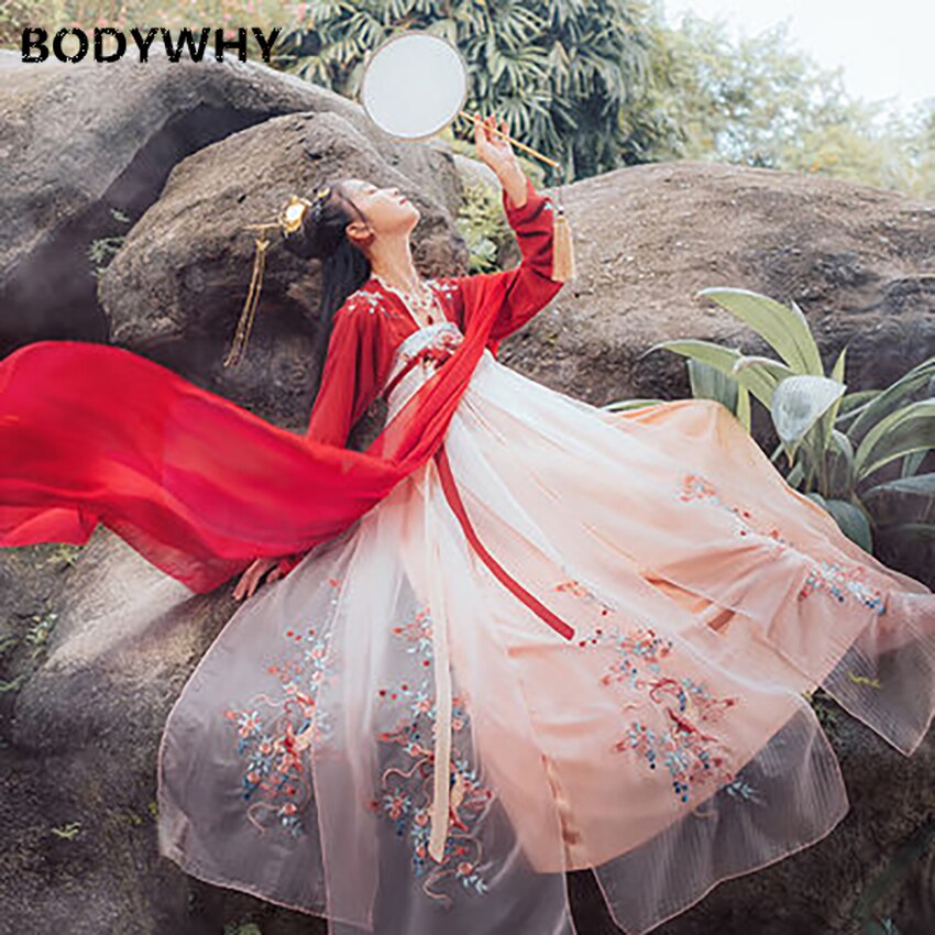 Hanfu vestido de disfraz chino antiguo Koi ropa tradicional para mujeres de hadas estilo Festival diario trajes danza