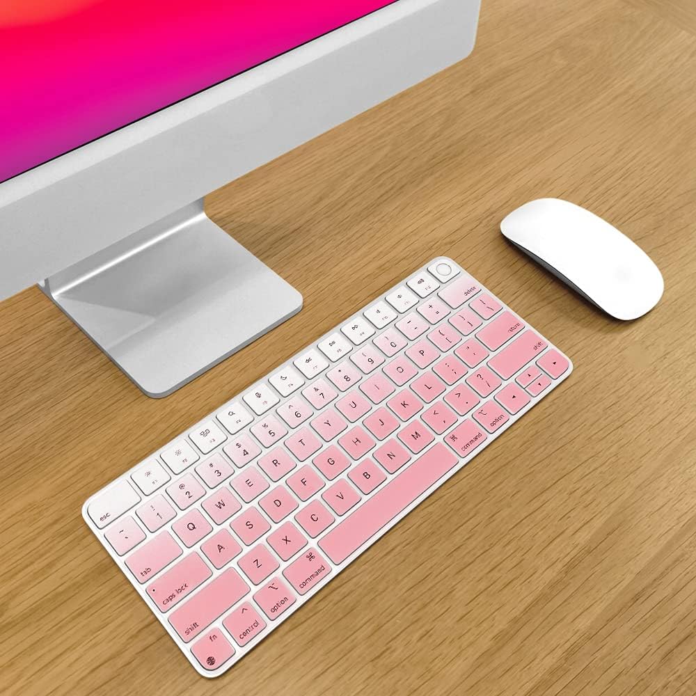 For Apple iMAC Keyboard Cover release) A2450 A2449 Magic Keyboard Stickers Protector Silicone Bluetooth keyboard case US