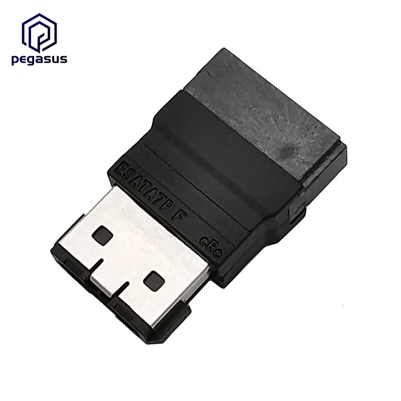 Hard Disk SATA 7Pin Male to ESATA 7Pin Female Extender Extension Adapter Convertor: Default Title