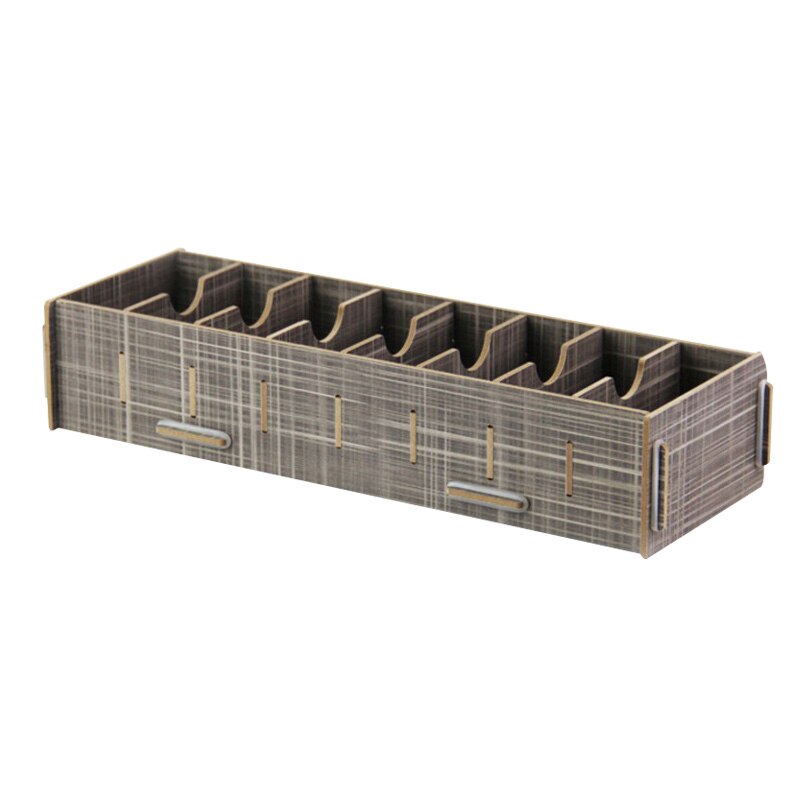 name card holder for Office Desk Card Sorting Rack Wooden Business Card Box Large Capacity Sorting Folder Storage Base