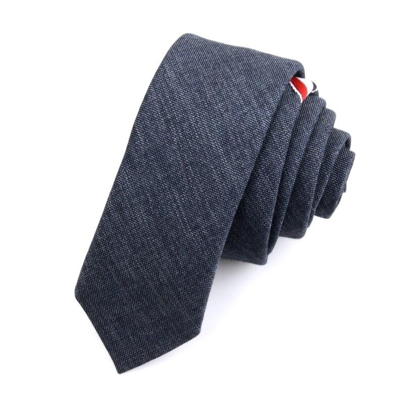 Novo 5cm laços para o homem clássico listra sólido algodão vintage gravata negócios festa de casamento gravatas festa jacquard laços para o homem