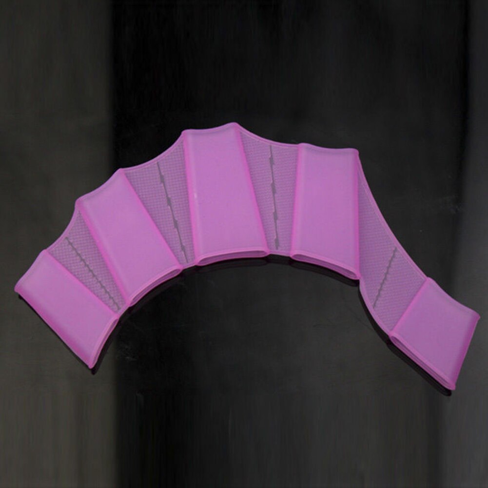 1 para dzieci dorosłych silikonowe ręczne koło łopatkowe płetwy rękawice robić pływania nurkowania