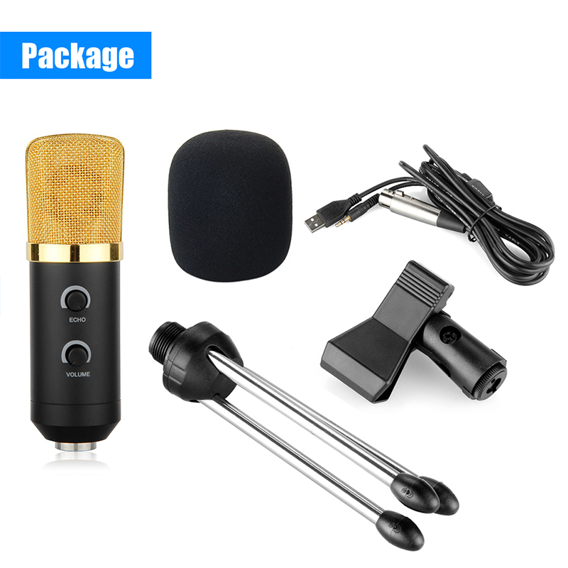 GBTIGER BM-100FX USB Kondensator Klang Aufnahme Mikrofon mit Braodcasting