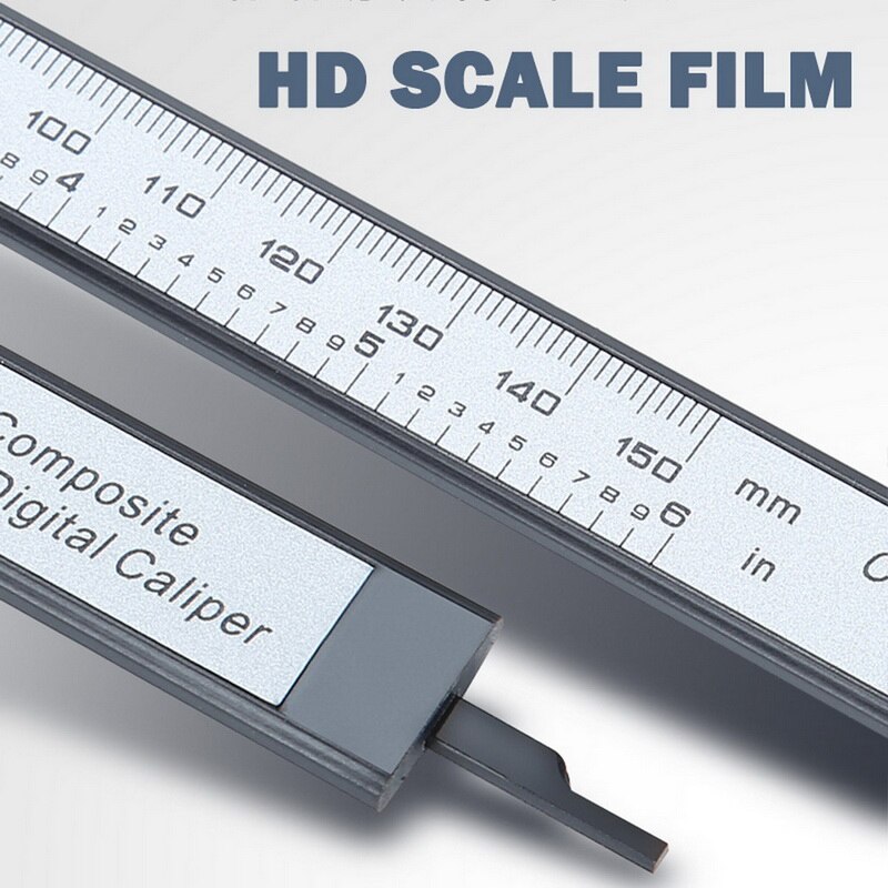 Digital Vernier Caliper Measuring Tool with LCD Screen 0-150mm Calipers Measuring Tool Vernier Calipers Inch/Metric Conversion