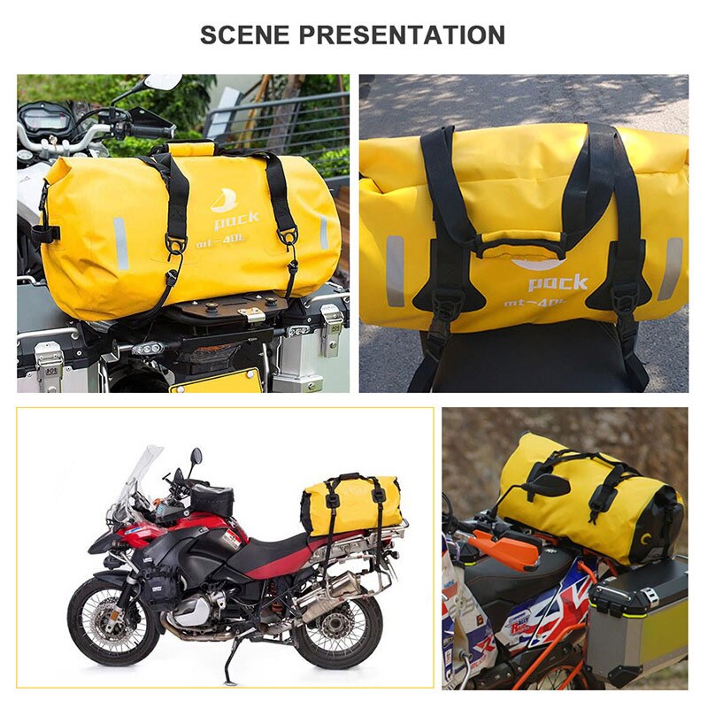 40/80L de natación bolsa seca impermeable bolso para Rafting al aire libre seco equipaje Roll Pack PVC Pack para la playa Kayak de buceo