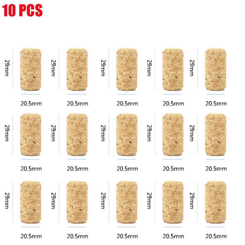Tela de sellado de corcho de vino reutilizable, 10 Uds., funcional, portátil, para Bar, botellas de vino, accesorios de cocina: 29 20.5 10 pcs