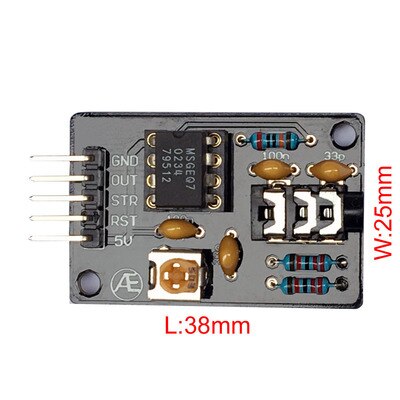 MSGEQ7 Audio Processing Graphic Equalization Filter Signal Analysis Module ARDUINO AVR: board