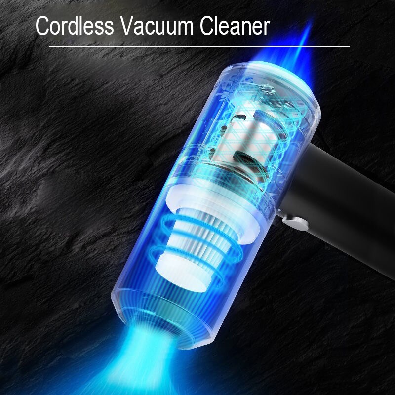 Wireless Car Vacuum Cleaner Mini Vacuum Cleaner Rechargeable Household Handheld Automatic Vacuum Cleaner